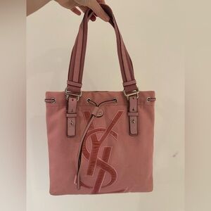 Yves Saint Laurent Dusty Rose Tote Bag